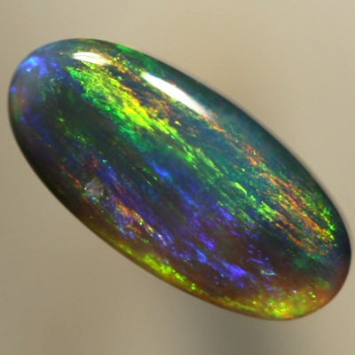 SOLID BLACK OPAL Pretty colours, gold and turquoise blue